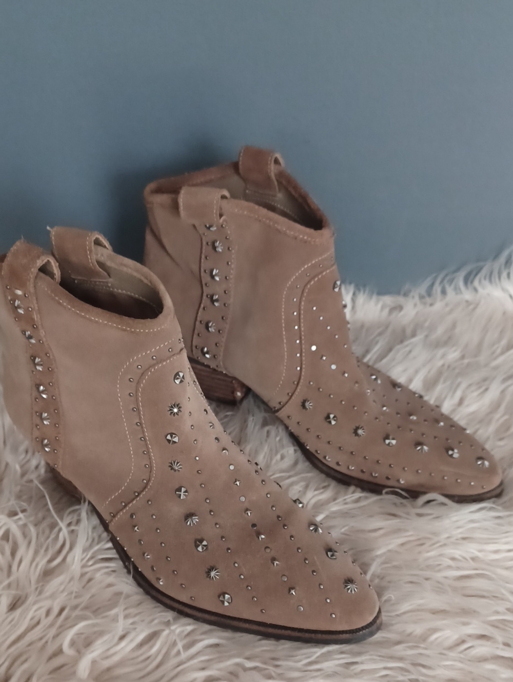 Sam Edelman Suede Studded Booties
